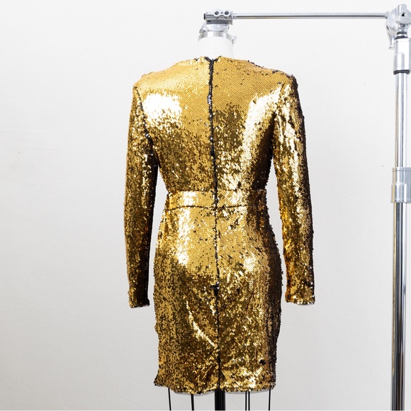 Gold Sequin Dress - Picture 2 of 3
